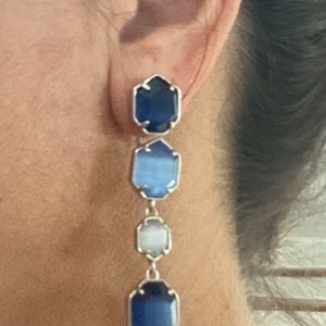 Kendra Scott Ruthie stud statement earrings Silver